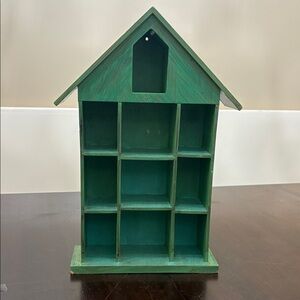 Green Mini House Shelf